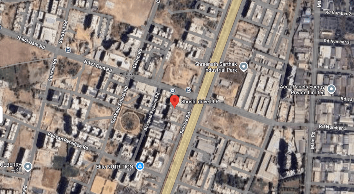 Sushi Drive Office Location Map
